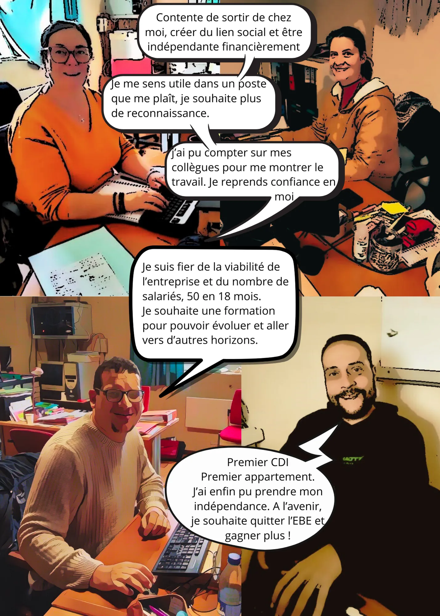 Photo de profil de Christopher, Lydia, Stéphanie et Samir